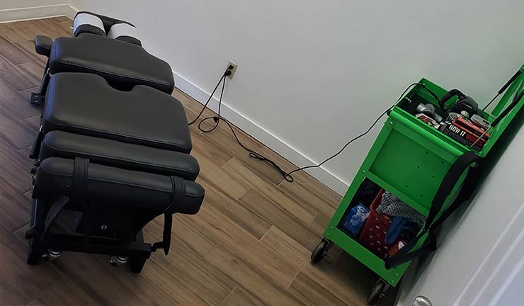 drop table at Clear Acupuncture and Chiropractic in Oklahoma City