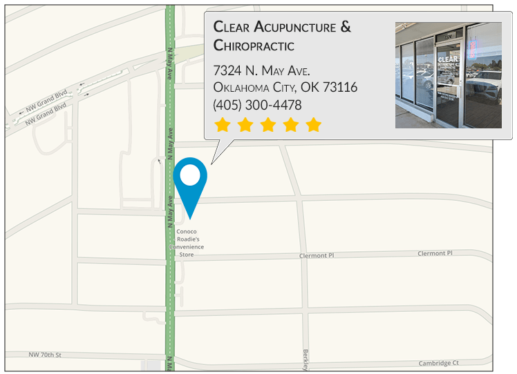 Clear Acupuncture and Chiropractic on googlemap