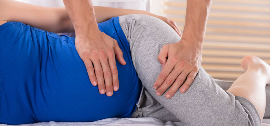 patient receiving prenatal chiropractic in Oklahoma City