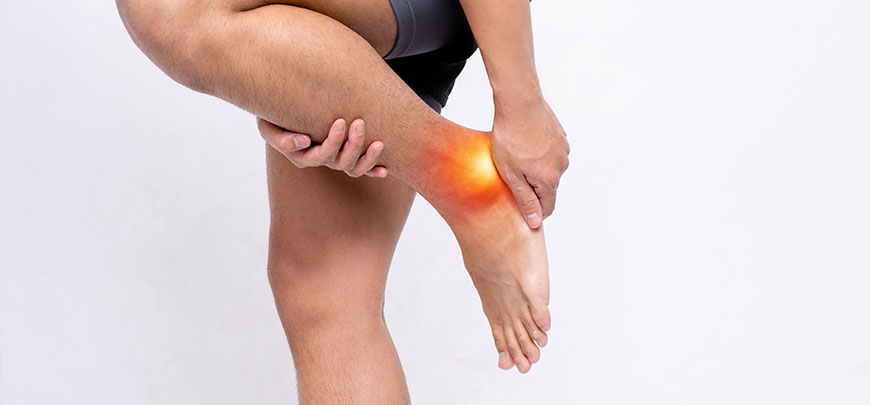 patient needing ankle pain treatment in Oklahoma City