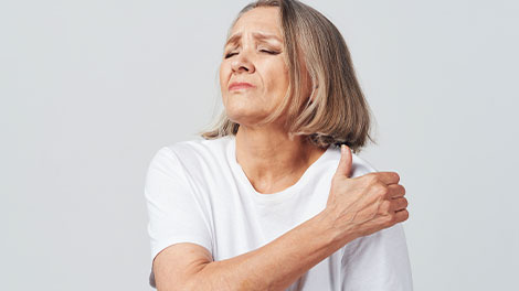patient requiring calcific tendonitis treatment in Oklahoma City