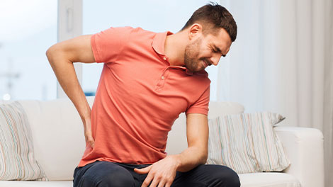 patient requiring sciatica treatment in Oklahoma City