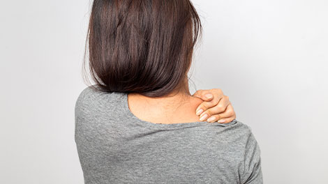 patient requiring shoulder pain treatment in Oklahoma City