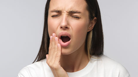 patient requiring jaw pain treatment in Oklahoma City