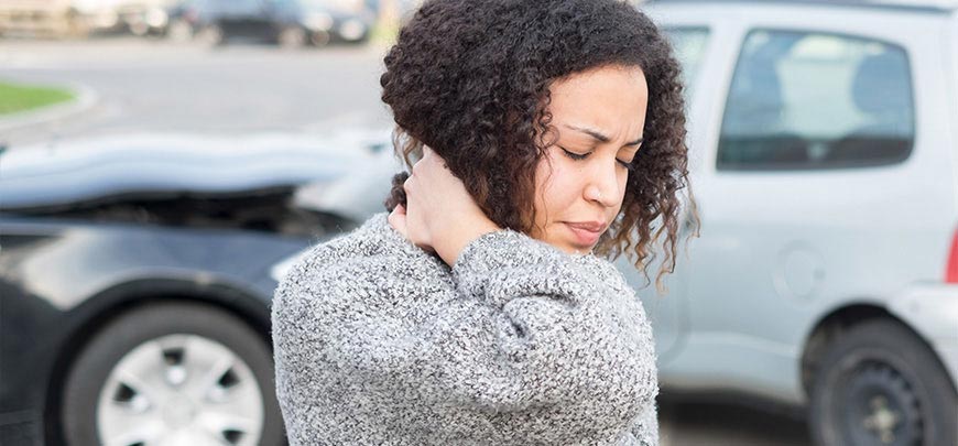 patient receiving whiplash in Oklahoma City