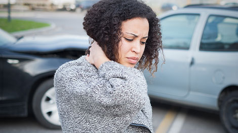patient requiring whiplash treatment in Oklahoma City